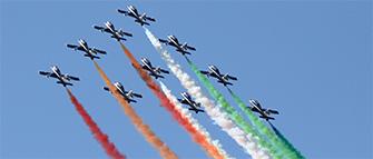 Valore Tricolore: le Frecce Tricolori a Punta Marina Terme