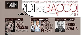 Ridi per Bacco!, concerti e spettacoli a Coriano